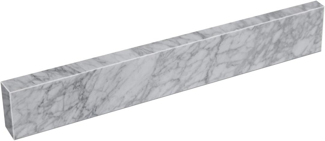 21 Inch Carrara Marble Side Splash for Bathroom Vanity Sink Top
