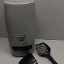 Litter Genie Standard Pail (Silver) | Cat Litter Box Waste Disposal System for Odor Control | Includes 1 Square Refill Bag