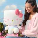 Jazwares Hello Kitty and Friends, Hello Kitty 24-inch Soft Rainbow Plush - Officially Licensed Sanrio Product from Ages 6+