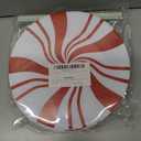 RINOLY 12 PCS Candy Cane Christmas Decorations,8 in Large Double Sided Peppermint Christmas Decorations Tree Ornaments,Plastic Candy Cane Ornaments for Tree Topper Home Vase Xmas Decor