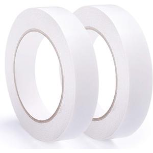 2 Rolls 1 Inch Double Sided Tape (1-Inch x 30 Yards per Roll), Permanent Clear Double-Sided Adhesive Scotch Tape for DIY Arts, Crafts, Scrapbook, Photos Display ect (1 Inch x 60 Yards Total)
