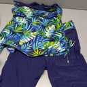 Yonique Women Two Piece Tankini Swimsuits with Shorts Athletic Bathing Suit with Swim Shorts Racerback Swimwear (M)