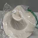 Classic Western Cowboy Hat for Men & Women, Felt Cowgirl Hat with Two Decorative Bands, Wide Brim All-Season Wear