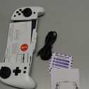 Spican Switch Controllers for Nintendo Switch/OLED, Full-Size Switch Joy-pad for Better Handheld Mode, Switch Accessories Wireless Pro Controller with RGB Light/Battery/Turbo/Macro/4 Game Slot (6.2"/7", White)