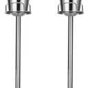 Champagne Bucket with Stand, Ice Bucket with Stand Stainless Steel Bucket Wine Chiller On Stand 12Lb Hammered Tall Ice Bucket Stand for Party Bar Ktv Bbq Home, 3ft (silver, 2 packs)