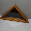 Amazon.com - Americanflat Large Flag Display Case - Fits Folded 5x9.5' Burial Flags - Silhouette Collection - Display Box for Wall or Tabletop - Mahogany