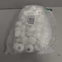 Treela 80 Pcs 1.73 Inch Unscented Floating Candles, Dripless Tealight Candles Home Decorations, Cute and Elegant Burning Candles for Wedding Vases Centerpieces Party Accessories (White)