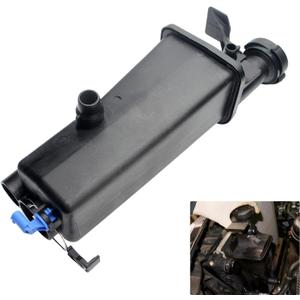 17137787039 Front Engine Coolant Reservoir Kits w/Sensor & Cap Compatible with BMW E46 E83 E53 320i 323Ci 323i 325Ci 325i 325xi 328Ci 328i 330Ci 330i 330xi X3 X5 Replaces 603-535 17117573781