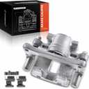 A-Premium Disc Brake Caliper Assembly with Bracket Compatible with Select Chrysler, Dodge, Mitsubishi and Jeep Models - 200, Sebring, Avenger, Caliber, Compass, Patriot, Lancer, Outlander - Rear Right