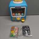 Skirfy Vending Machine Kids Toys 10 Empty Eggs Mini Vending Machine Erasers Operated Gumball Prize Machine Maker Game Claws Machine Easter Game Sensory Toys Dolls GiftsBlue