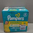 Pampers Swaddlers Diapers, Size 0 (up to 10 lbs), 140 Count, Absorbent, Keeps Baby Dry and Comfortable, Skin Safe Disposable Baby Diaper (Packaging May Vary) (Newborn)