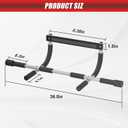 Pull Up Bar for Doorway, Portable Pull-up Bar for Strength Training, Body Fitness Workout Bar With Thickened Steel, Indoor Chin-Up Bar&Upper Body Workout Bar Fitness Trainer for Home and Gym