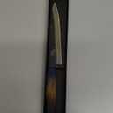Honkaku Kurouchi Sakura petty knife, 11.2inch, Black And Silver, KAJIYA02