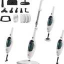 JOYMOOP Steam Mop & Handheld Steam Cleaner, 1100W Electric Steam Cleaner for Home, Fast Heat 20s, Adjustable Steam, Detachable Water Tank, 11 Accessories for Floors, Windows, Clothes