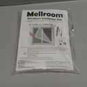 Adjustable Window Insulation Kit 47inX63in(120X160cm) for Winter Keep Cold Out,cuttable Transparent Film 180 Thickness,Easy to Open for Ventilation,Reusable Plastic Window wrap