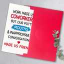 3 x Funny Farewell Card & Gifts for Coworkers or Friends, Goodbye Card & Gifts for Coworkers, Coworker Leaving Gift for Men or Women, Going Away Card