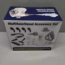 Handheld Steam Cleaner for Home, Pressurized Portable Steamer for Cleaning with 15 Accessories for Multi-Surface Cleaning, Floors, Tiles, Grout, Kitchen, Bathroom, Couch & Car(Grey Cap&Grey Handle)