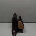 Lovee Cosee Women's Knee High Boots 2025 Chunky Block Heel Square Toe with Side Zipper Fall Winter Comfort Boots for Work Commute Office Walking & Night Events (7, Chocolate-pu)