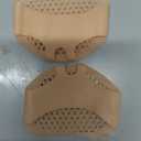 Homergy Metatarsal Foot Pads - Soft Gel Ball of Foot Cushions for Pain Relief, Ultra-Thin Sleeve Design, Stays in Place, Breathable & Reusable - Fits Heels, Flats, Sneakers (4 Pads / 2 Pairs) (Beige)