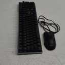 RedThunder K10 Wireless Gaming Keyboard and Mouse Combo, LED Backlit Rechargeable 3800mAh Battery, Mechanical Feel Anti-ghosting Keyboard + 7D 3200DPI Mice for PC Gamer (Black)