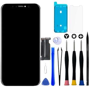 Brinonac for iPhone XR LCD Screen Replacement Kit,6.1 inch 3D Touch Screen Display Digitizer Frame Assembly Set with Repair Tools,Adhesive and Tempered Glass for A1984/A2105/A2106/A2108