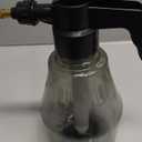 T4U Fine Mist Spray Bottle Plastic Grey 1L, Hand Held Pressure Plant Mister with Top Pump, Empty Water Sprayer Watering Can with Adjustable Nozzle for Indoor  Outdoor Gardening and Home Cleaning