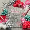 Sugoiti 24Pcs Silver Shimmer Wall, 12 * 12 inch Panels Backdrop Decoration Shiny Sequins Photo Background for Balloon Garland Arch Kit Birthday Wedding Engagement Baby Shower Party Supplies