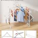 Sakugi Foldable Clothes Drying Rack, 48.2" W, Stable Arch Structure, 23.6"D x 48.2"W x 40.0"H