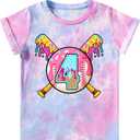 Lovekider Girls Birthday T Shirts Cotton Short Sleeve T-Shirts Tee Party Clothing 3-6 Years
