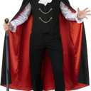Morph Vampire Costume Men, Male Vampire Costume, Adult Dracula Costumes for Halloween, Halloween Costumes For Men (Medium)