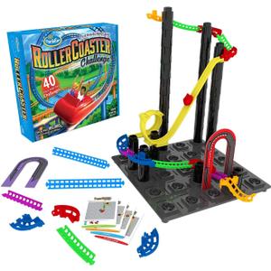 ThinkFun Roller Coaster Challenge STEM Toy and Building Game for Boys and Girls Age 6 and Up  TOTY Game of the Year Finalist