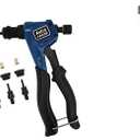 Astro Pneumatic Tool 1443B Professional Hand Rivet Nut Kit SAE & Metric with Rivet Nuts & 1442-10/32A Mandrel and Nose Piece