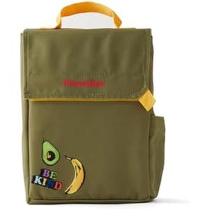 PlanetBox Fold Top Lunch Bag for Kids and Adults (Peat Moss Green)