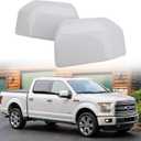 Oxford White Mirror Cover Caps Compatible with Ford F150 2015 2016 2017 2018 2019 2020 Door Rear View Upgrade