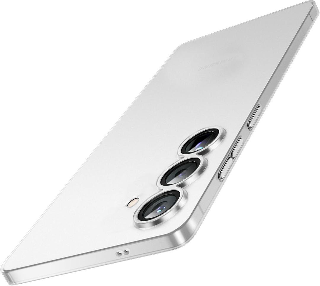 Dataroad for Samsung Galaxy S25 Plus Slim Case,0.2mm Fit[Paper-Thin] Lightweight Case Transparent Finish PP Back Cover [Anti-Fingerprints&Yellowing],Compatible with Samsung S25+ 6.7Inch-Frosted Clear (White)