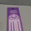 SEVEN LUCKY LIGHT 10 inches Advent Candles Set of 4,Ture Dripless Advent Wreath Candles,Velas de Adviento Nativity Scene Candlesticks, Elegant Non Toxic Candle Sticks