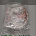 100Pcs Easter Plates, Easter Plates and Napkins includes 50pcs Oval Easter Paper Plates and Easter Bunny Napkins, Rabbit Disposable Easter Plate and Napkin for Happy Eater Decorations