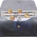 Succor Genuine Leather Utility Pouch - Leather Cash Envelope Wallet & Money Holder, Reusable Budget Organizer & Retro Clutch for Men & Women - 7.5x3.5 inch, Blue