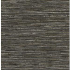 RoomMates Black Dimensional Grasscloth Peel and Stick Wallpaper, RMK12685PLW