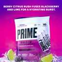 PRIME Rapid Rehydration Electrolyte Powder Sticks, Berry Citrus Rush, Sugar Free Hydration Drink Mix with Sodium, Potassium, Magnesium & B Vitamins to Replenish Fluids, Caffeine Free, 16 Count