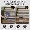 YDKGL 15PC Stair Treads Non-Slip Washable Peel and Stick Stair Treads for Wooden Steps Indoor Reusable Stair Carpet Treads Adhesive Stair-Runner Rugs for Kids and Dogs Elder8"x30"Gray