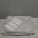 HIYOHIYO Clear Lazy Susan for Refrigerator Rectangular Fridge Turntable Organizers and Storage Pull Out & 360 Rotating for Cabinet Pantry Kitchen Table Bathroom (2-Pack 13.7"x10.2")