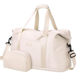 Expandable Travel Duffle Bags Weekender Overnight Bags for Women Men Hospital Bag for Women Labor Delivery with Toiletry Bag Waterproof