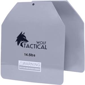 WOLF TACTICAL Curved Weight Vest Plates  5.75/8.75/14.5LB Pairs  Contoured Ergonomic Fit  WODs, Strength Training, Running, Heavy Workouts