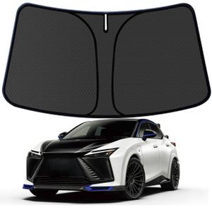 RZ Customized Windshield Sun Shade for 2023 2024 2025 2026 Lexus RZ Front Window Sunshade Visor Protector Foldable Blocks UV Rays Keep Car Cooler Accessories