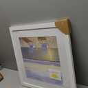 VNVNK 16x16 Frame White, Perfect for 16x16 Inch Picture without Mat or 12x12 Inch Picture with Mat, Home Wall Decor Picture Frame-1 PCS