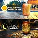 Solar Lanterns Outdoor Waterproof, Hummingbird Hanging Solar Lantern Garden Decor Birthday Gifts for Women Mom Grandma, Metal Solar Powered Lanterns Garden Decoration for Yard, Patio, Backyard, Porch