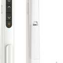 QUI Presentation Clicker for PowerPoint, RF 2.4GHz USB Wireless Presenter Remote with Volume Control, PowerPoint Clicker Slide Advancer for Mac, Windows, Laptop, Keynote (White)