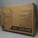 Baby Bassinet, 3 in 1 Bedside Bassinets for Baby, Bassinet Bedside Sleeper with Wheels, Adjustable Height with Rocking Mode, Breathable Mesh, Storage Basket, Easy Assemble & Folding (Dark Gray)