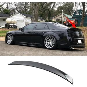 MUTUSAISI Rear Trunk Lip Spoiler Wing Fit for Chrysler 300 300C 300S 2011-2023 Tail Lid Duckbill Accessories Gloss Black